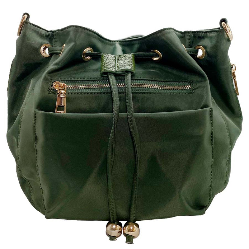 The Blake Bucket Bag in Jade