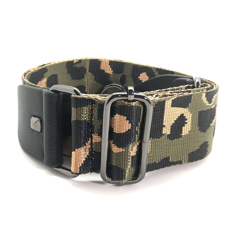 Deluxe Canvas Leopard in Olive