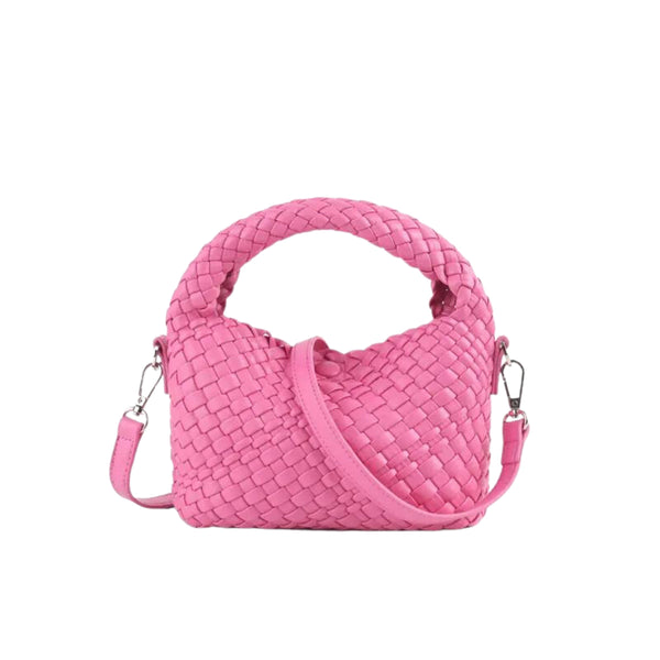 NEW Kitt Mini Hand Woven Handle Bag Assorted