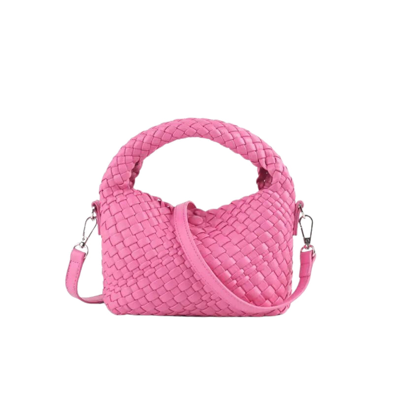 NEW Kitt Mini Hand Woven Handle Bag Assorted