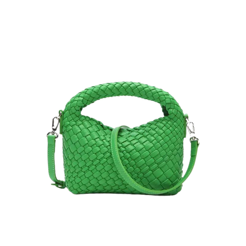 NEW Kitt Mini Hand Woven Handle Bag Assorted