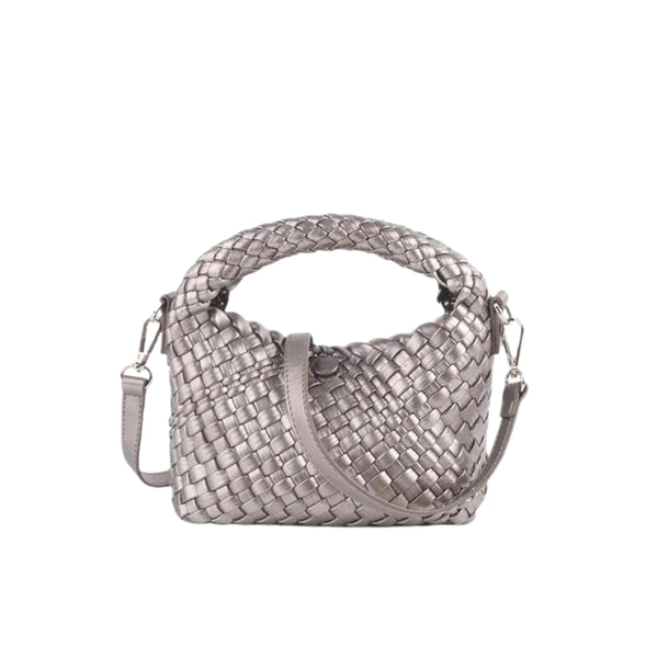 NEW Kitt Mini Hand Woven Handle Bag Assorted