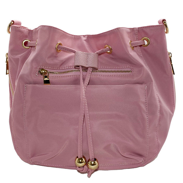 The Blake Bucket Bag in Pink
