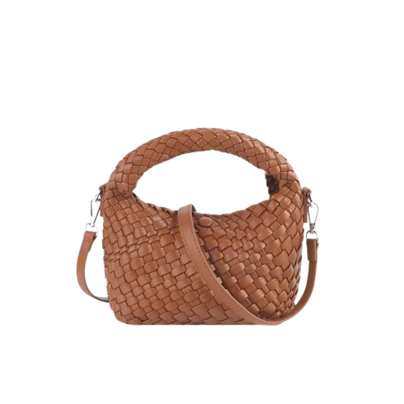 Kitt Mini Hand Woven Handle Bag Assorted