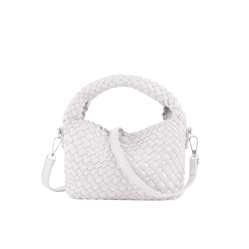 NEW Kitt Mini Hand Woven Handle Bag Assorted